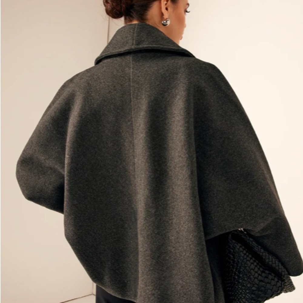 Oversized Dark Grey Commense  Coat sz XL - Picture 2 of 4